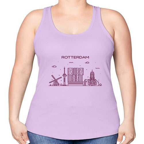 Rotterdam 1752# - cities -Racerback Tank