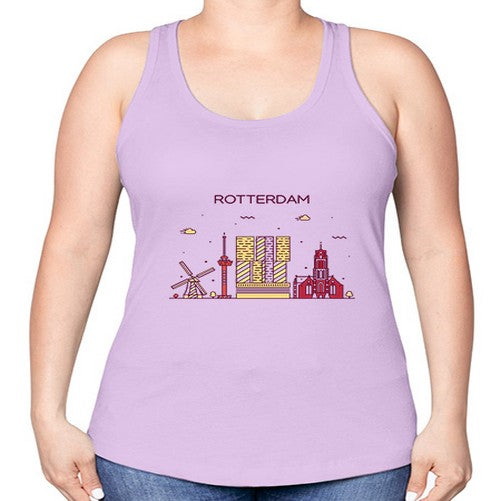 Rotterdam 1754# - cities -Racerback Tank