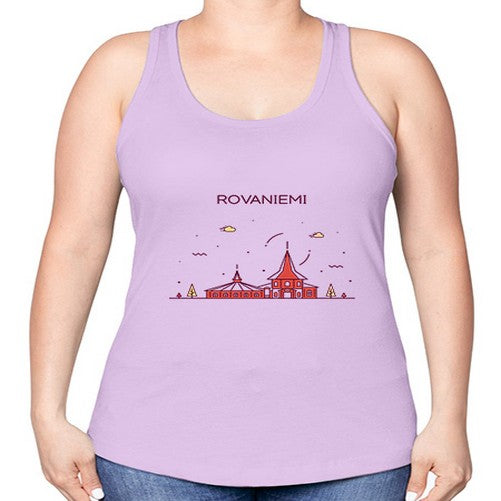 Rovaniemi 1757# - cities -Racerback Tank