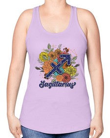 Sagittarius 130# - sagittarius -Racerback Tank