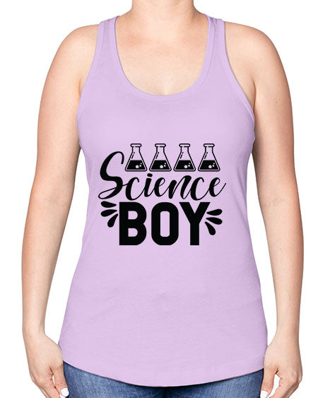 Science Boy 140# - general science -Racerback Tank