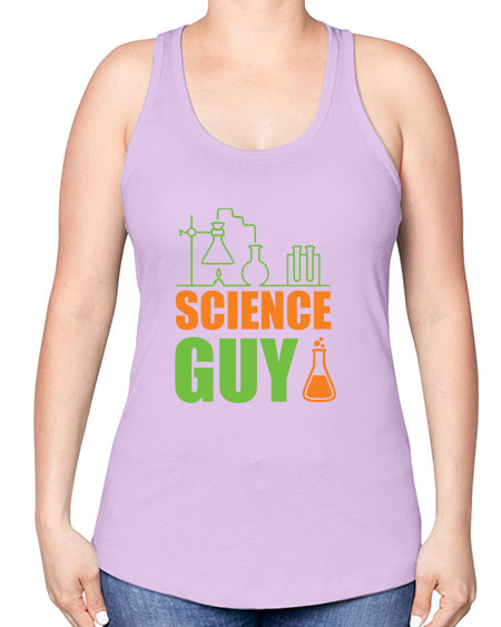 Science Guy 112# - general science -Racerback Tank