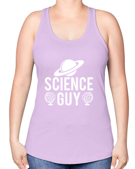 Science Guy 114# - general science -Racerback Tank