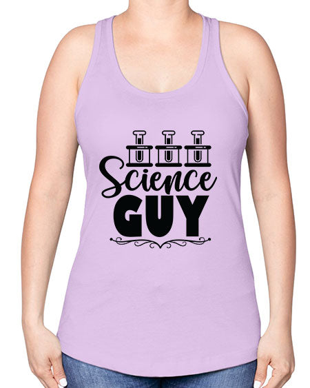 Science Guy 118# - general science -Racerback Tank