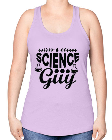 Science Guy 119# - general science -Racerback Tank