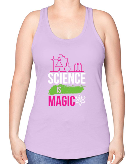 Science Is Magic 92# - general science -Racerback Tank