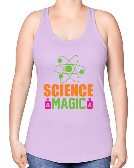 Science Magic 68# - general science -Racerback Tank