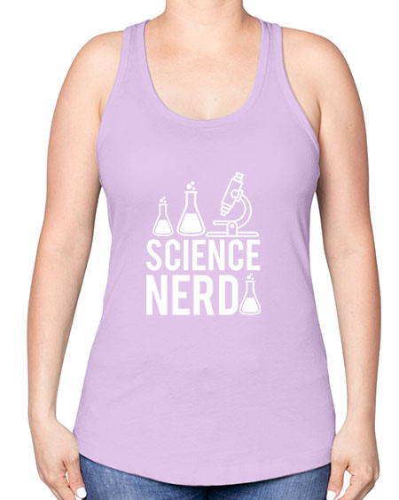 Science Nerd 61# - general science -Racerback Tank
