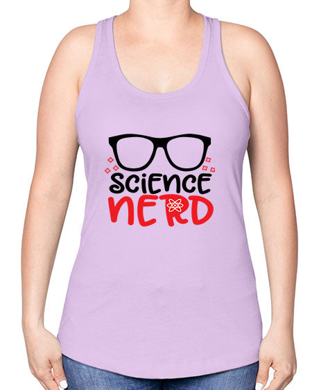 Science nerd 57# - general science -Racerback Tank