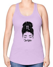 Scorpio Woman - scorpio -Racerback Tank