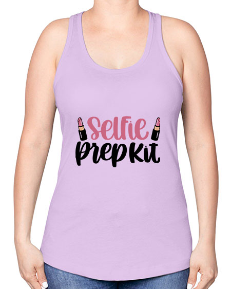 Selfie Prepkit Style 31# - beauty - fashion -Racerback Tank
