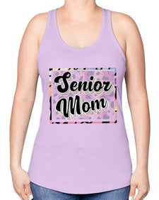 Senior mom 866# - twelfth grade -Racerback Tank