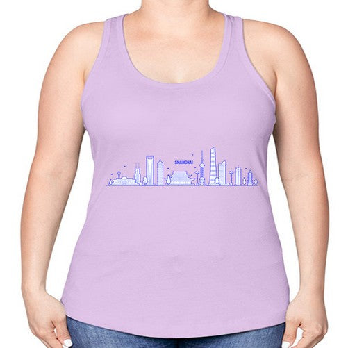 Shanghai 1828# - cities -Racerback Tank