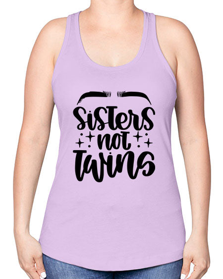 Sister Not Twins Style 23# - beauty - fashion -Racerback Tank