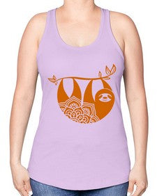 SlothMandala 1076# - mandala -Racerback Tank