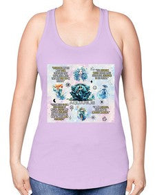 Straight Aquarius 468# - aquarius -Racerback Tank