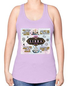 Straight Libra 474# - libra -Racerback Tank