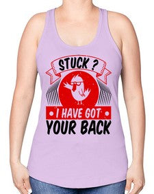 Stuck I have got your back Style 18# - ducks -Racerback Tank