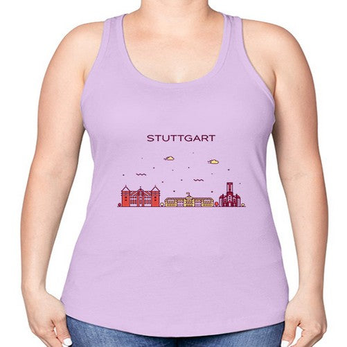 Stuttgart 1901# - cities -Racerback Tank