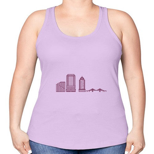 TampaFL 1945# - cities -Racerback Tank