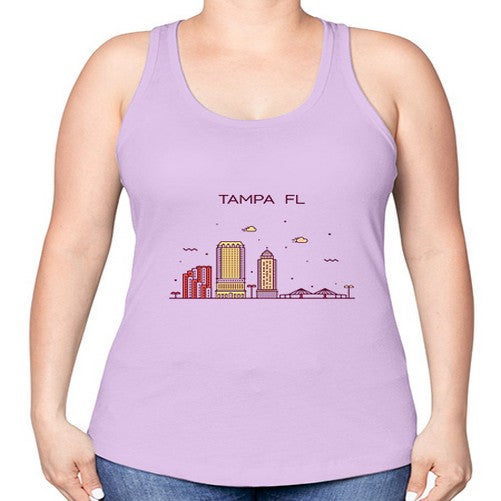 TampaFL 1946# - cities -Racerback Tank
