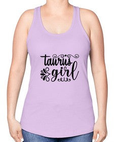 Taurus girl 499# - taurus -Racerback Tank