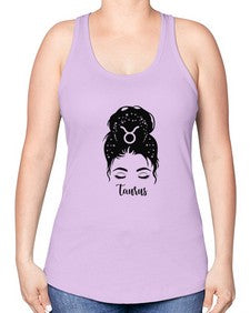 Taurus woman - taurus -Racerback Tank