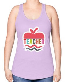 Teacher 1445# - teacher -Racerback Tank