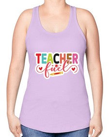 Teacher Fuel 1451# - teacher -Racerback Tank