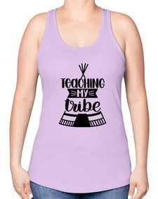 Teaching My Tribe Style 1487# - teacher -Racerback Tank