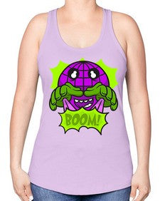 The boomdays 249# - cartoon general -Racerback Tank