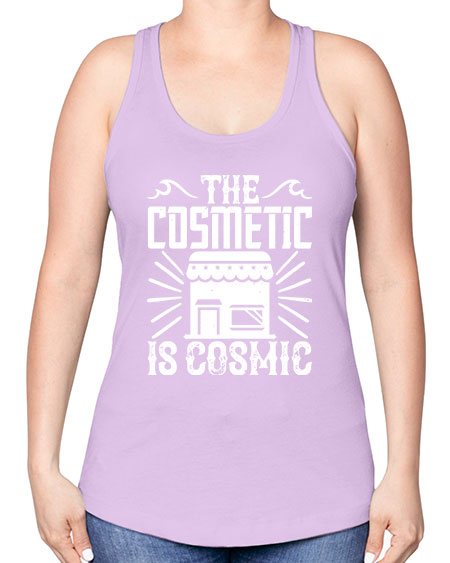 The cosmetic is cosmic Style 416# - architect -Racerback Tank