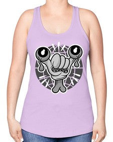 The nightmare 252# - cartoon general -Racerback Tank