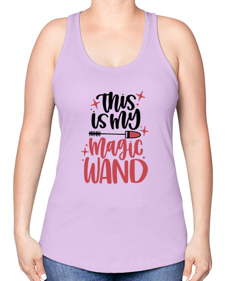This Is My Magic Wand Style 12# - beauty - fashion -Racerback Tank