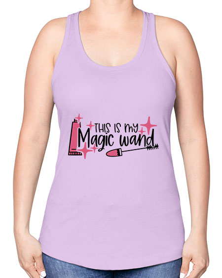 This Is My Magic Wand Style 13# - beauty - fashion -Racerback Tank