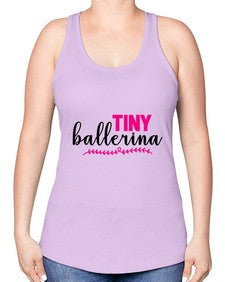 Tiny ballerina 202# - ballet -Racerback Tank