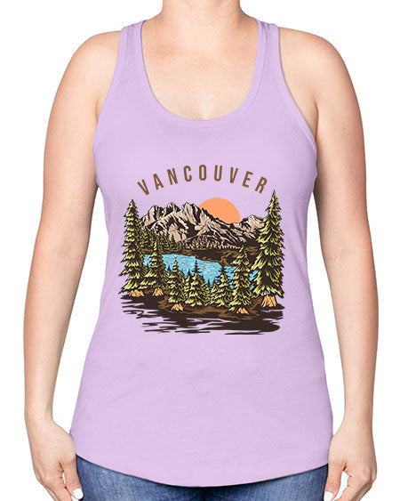 Vancouver 4# - nature -Racerback Tank