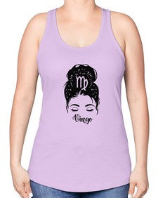 Virgo woman - virgo -Racerback Tank
