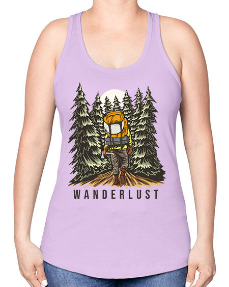 Wanderlust 2# - nature -Racerback Tank