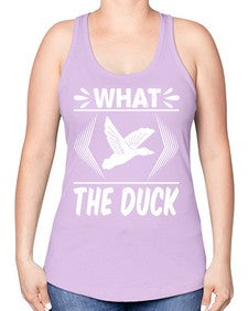 What The Duck Style 8# - ducks -Racerback Tank