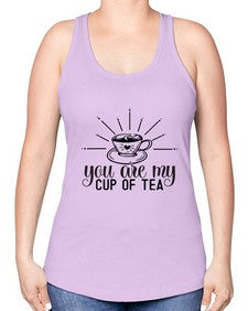 You Are My Cup Of Tea 1265# - funny -Racerback Tank