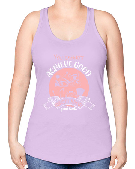 You cannot achieve good makeup without good tools Style 173# - beauty - fashion -Racerback Tank