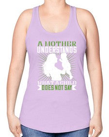 a mother understands what a child does not say 27# - parents day -Racerback Tank