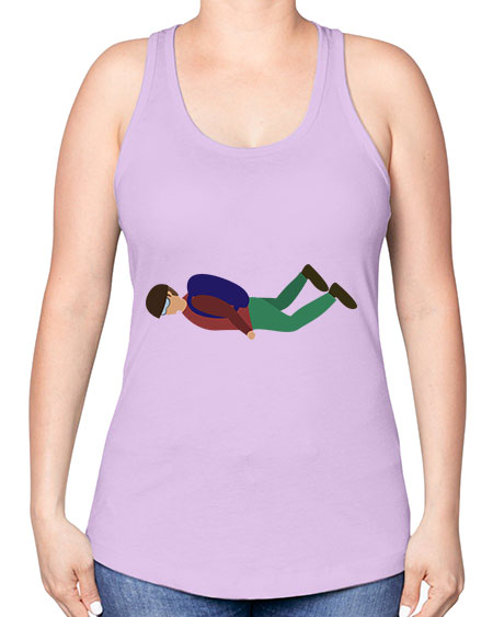 all in one 02# - parachute -Racerback Tank
