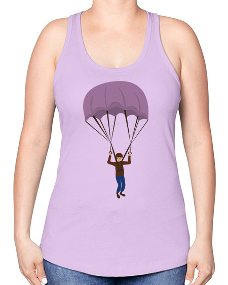 all in one 10# - parachute -Racerback Tank