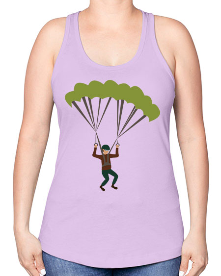 all in one 11# - parachute -Racerback Tank