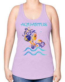 aquarius 13# - aquarius -Racerback Tank