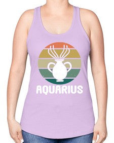 aquarius 78# - aquarius -Racerback Tank