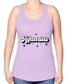 aquarius 82# - aquarius -Racerback Tank