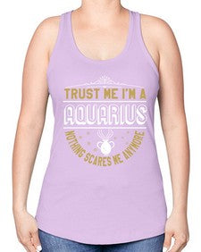 aquarius 87# - aquarius -Racerback Tank